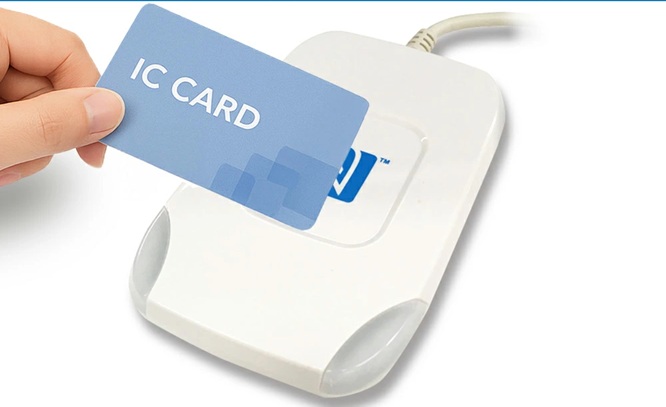 CCUSの運用に必要なカードリーダーの画像